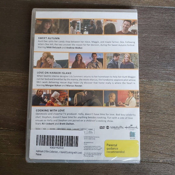 Hallmark 3 Film Collection (Sweet Autumn/Love on Harbor Island/Cooking with Love - Picture 3 of 3